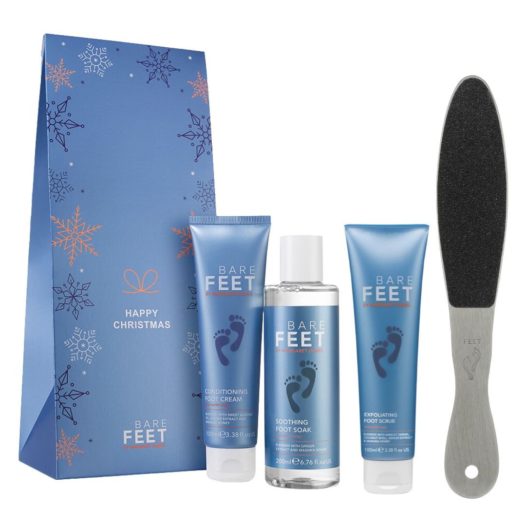 Ultimate Christmas Foot Care Gift Set, 4 Piece Kit For New Feet This Christams