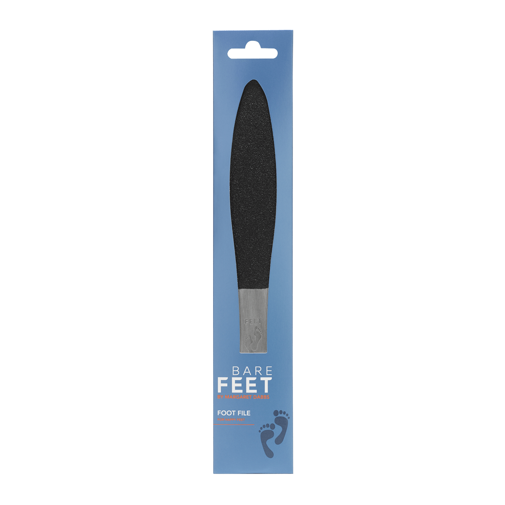 Foot File for Hard Skin with Stainless Steel Handle by Bare Feet