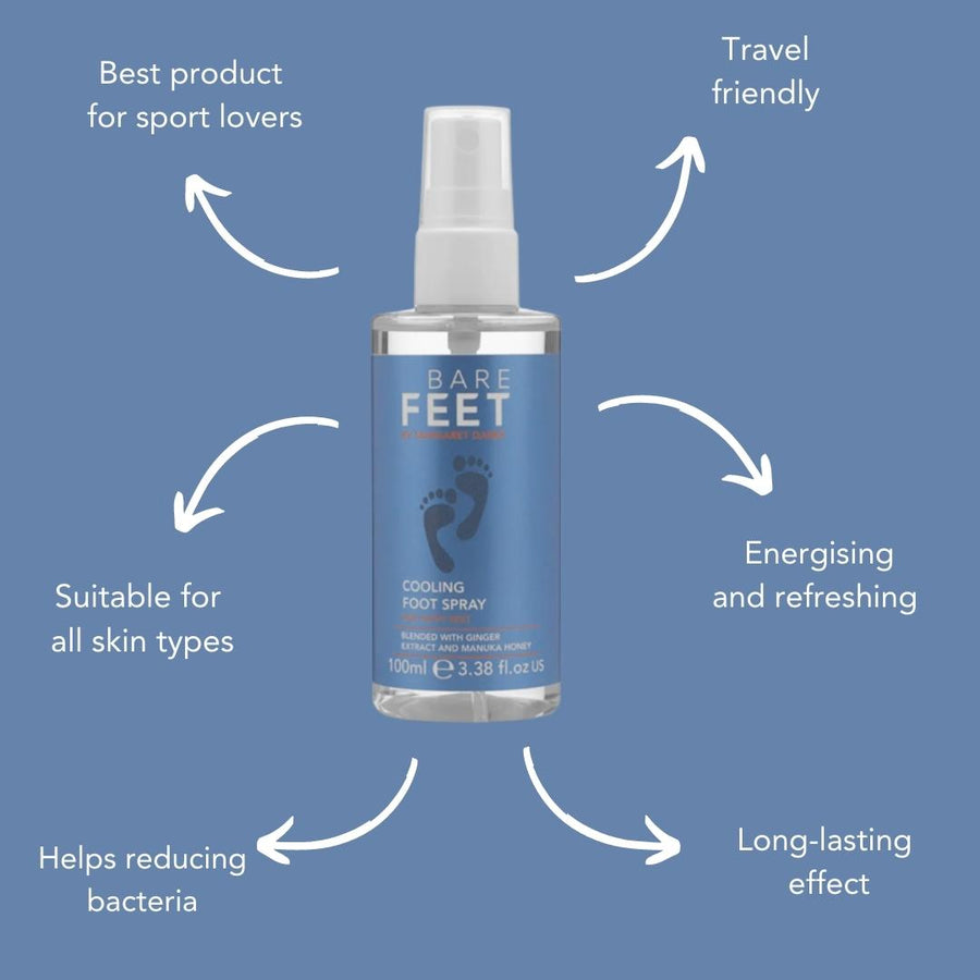 Benefits of Bare Feet Cooling Foot Spray For Hot Puffy Feet
